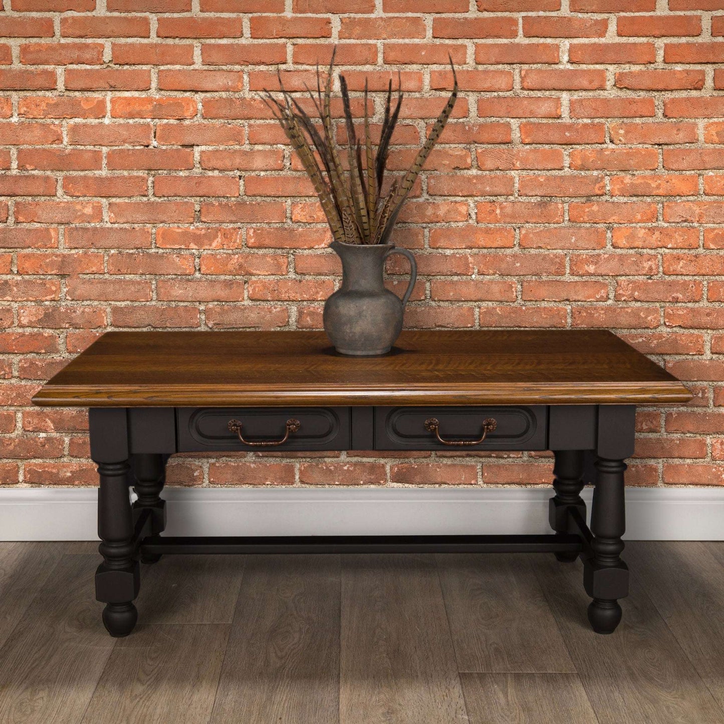 Upcycled Solid Oak Large Coffee Table