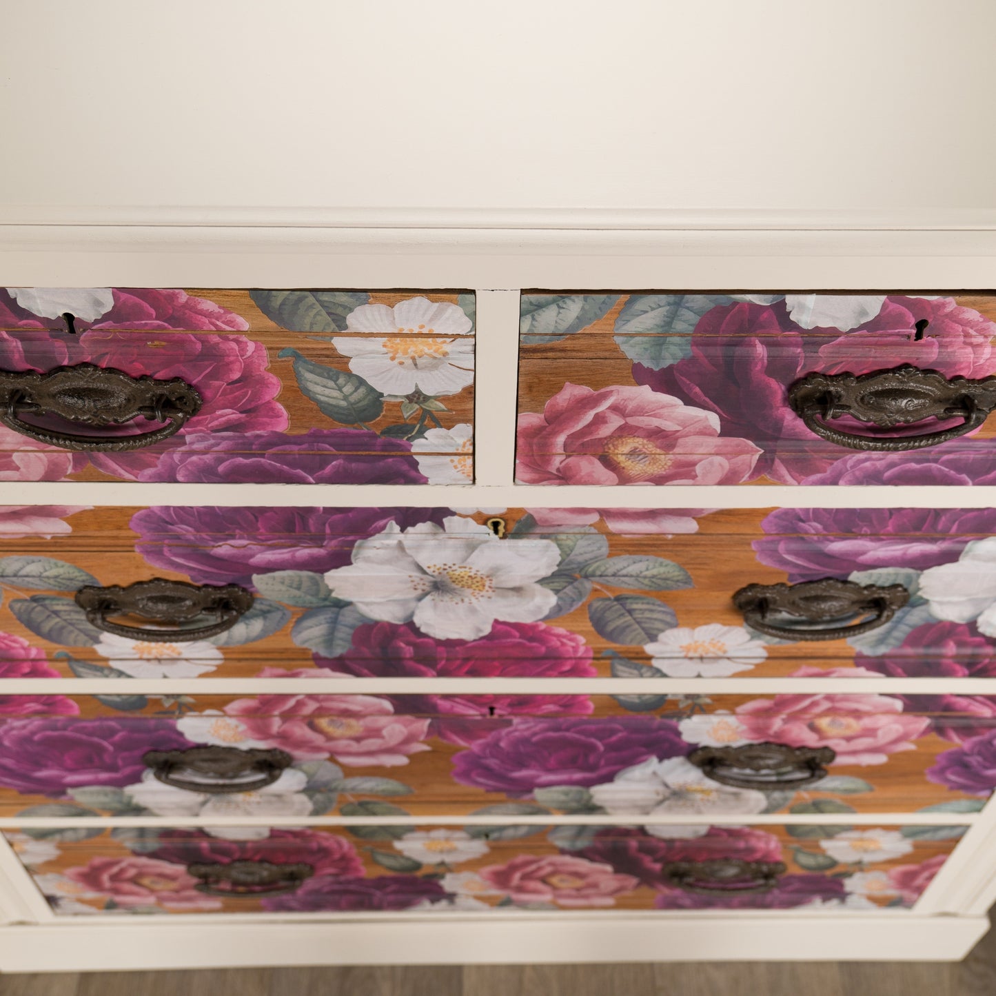 Vintage Upcycled Nesting Tables