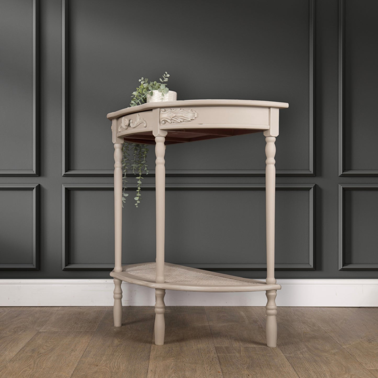 Vintage Turquoise Mermaid Console Table