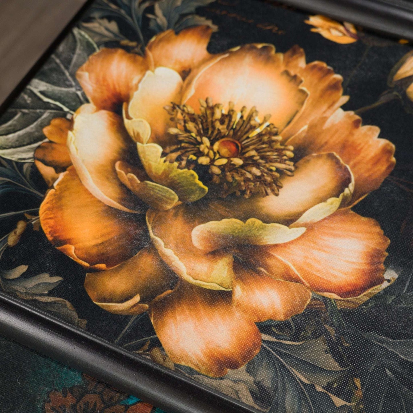 Vintage Upcycled Solid Pine Decoupaged Nesting Tables