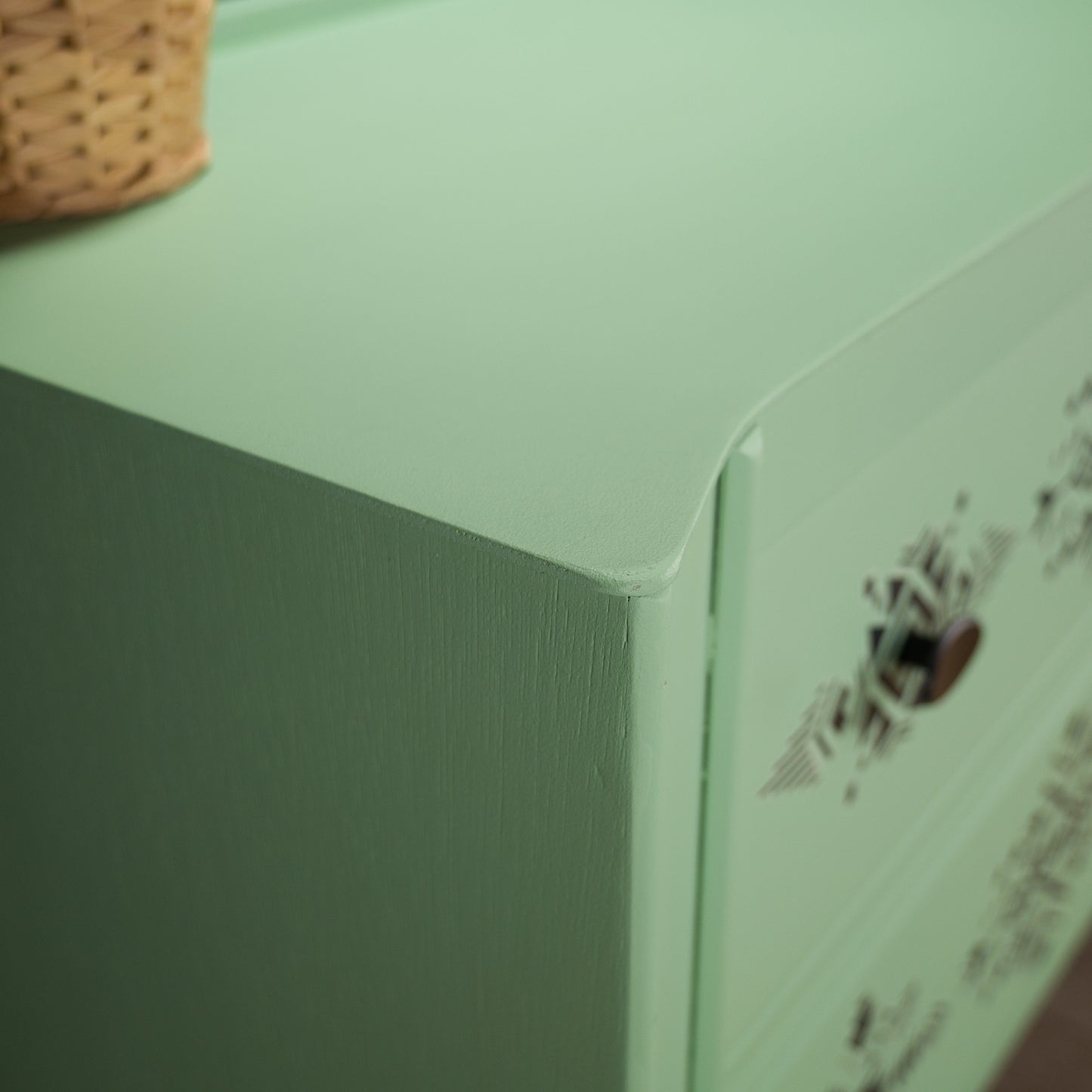 Vintage Upcycled MCM Mid Century Chest of Drawers
