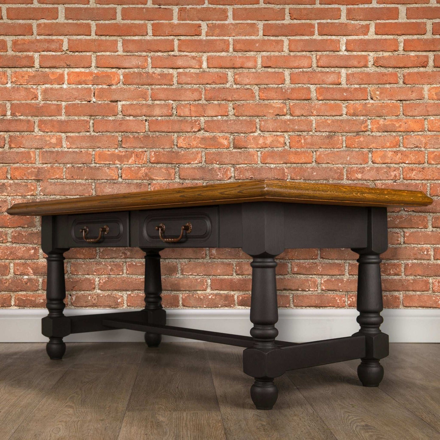 Upcycled Solid Oak Large Coffee Table