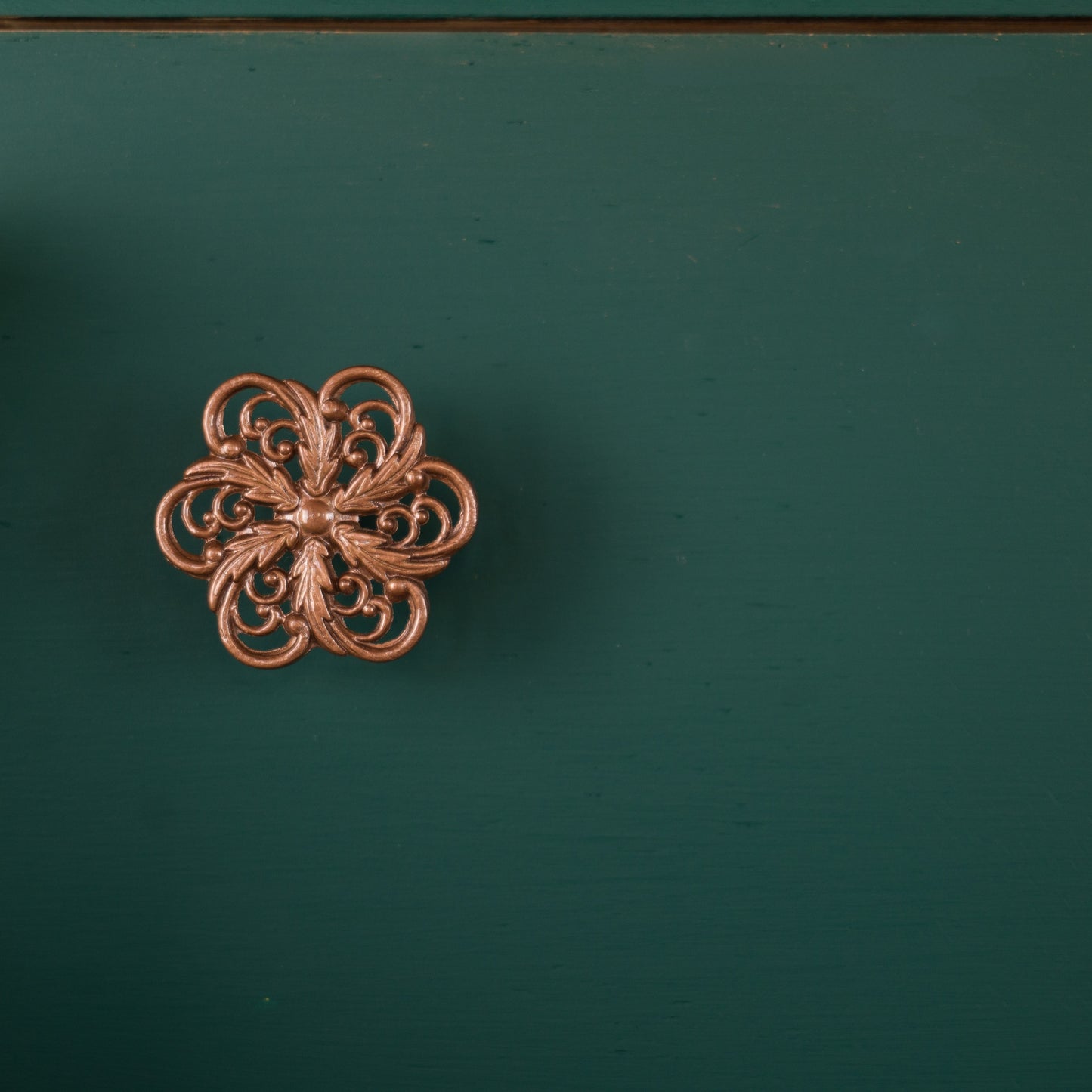 Emerald Forest Chest of Drawers – Vintage Upcycled Beauty with Tropical Lined Drawers