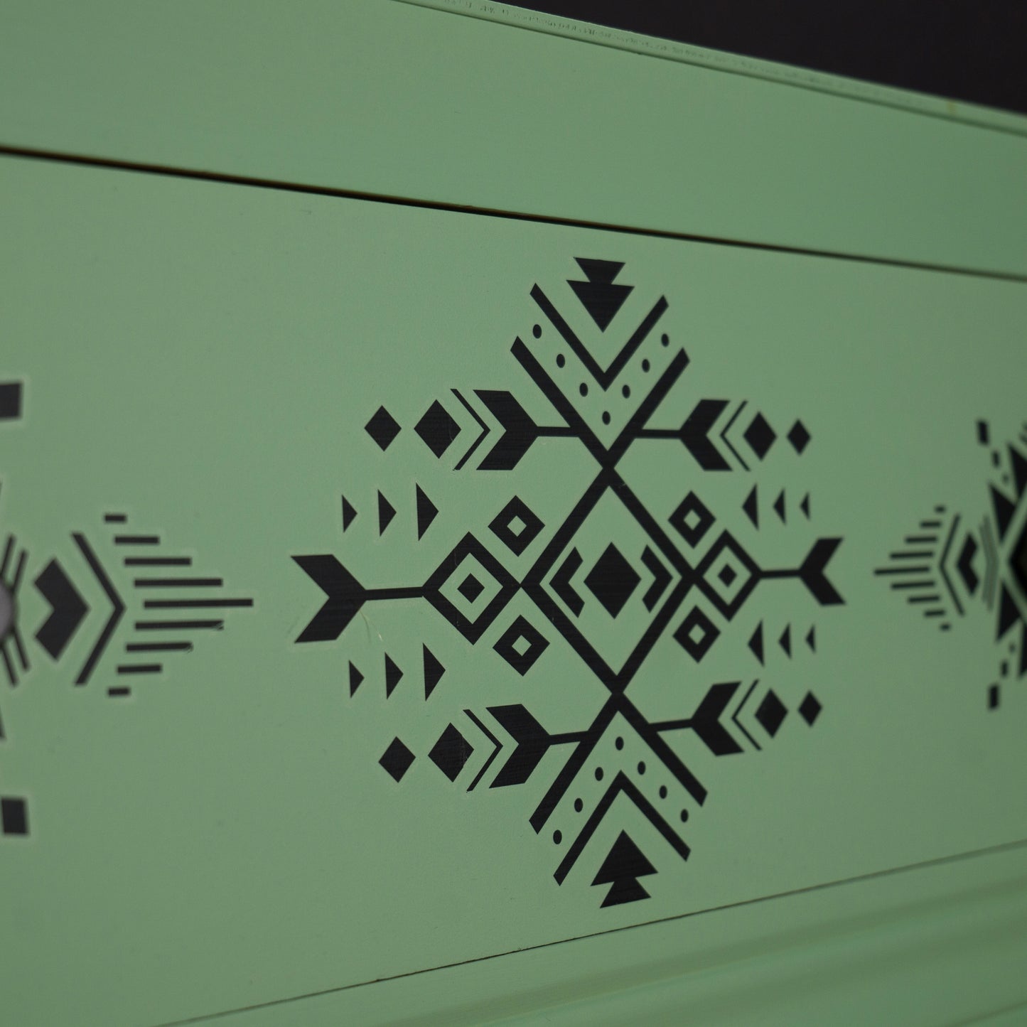 Vintage Upcycled MCM Mid Century Chest of Drawers