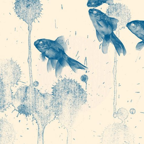 Mint by Michelle Decoupage Paper - Blue Fish