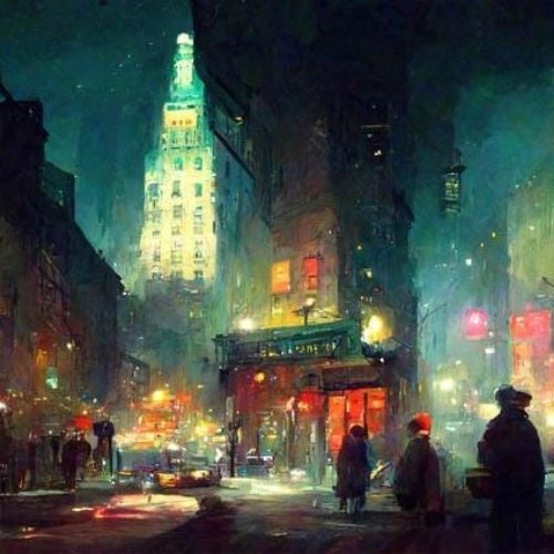 Mint by Michelle Decoupage Paper New York, New York
