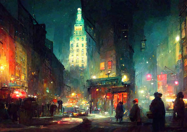 Mint by Michelle Decoupage Paper New York, New York