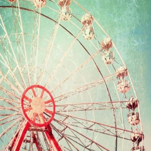 Mint by Michelle Decoupage Paper - Ferris Wheel