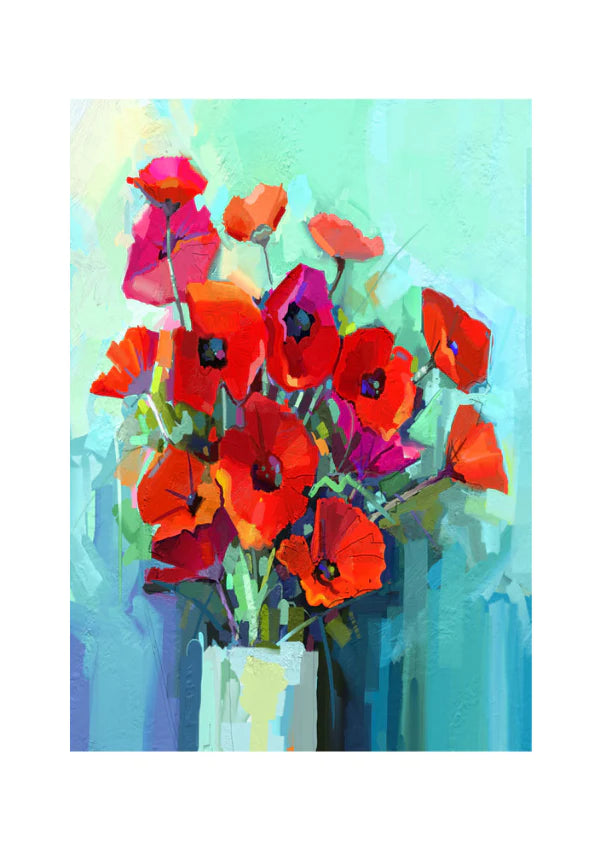 Mint by Michelle Decoupage Paper Poppies