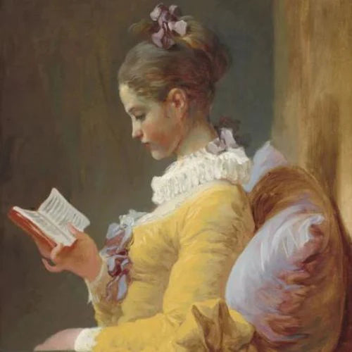 Young Girl Reading/Reverse Young Girl Reading