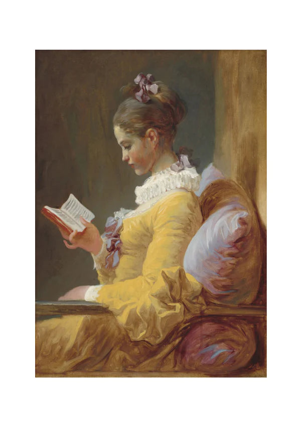 Young Girl Reading/Reverse Young Girl Reading