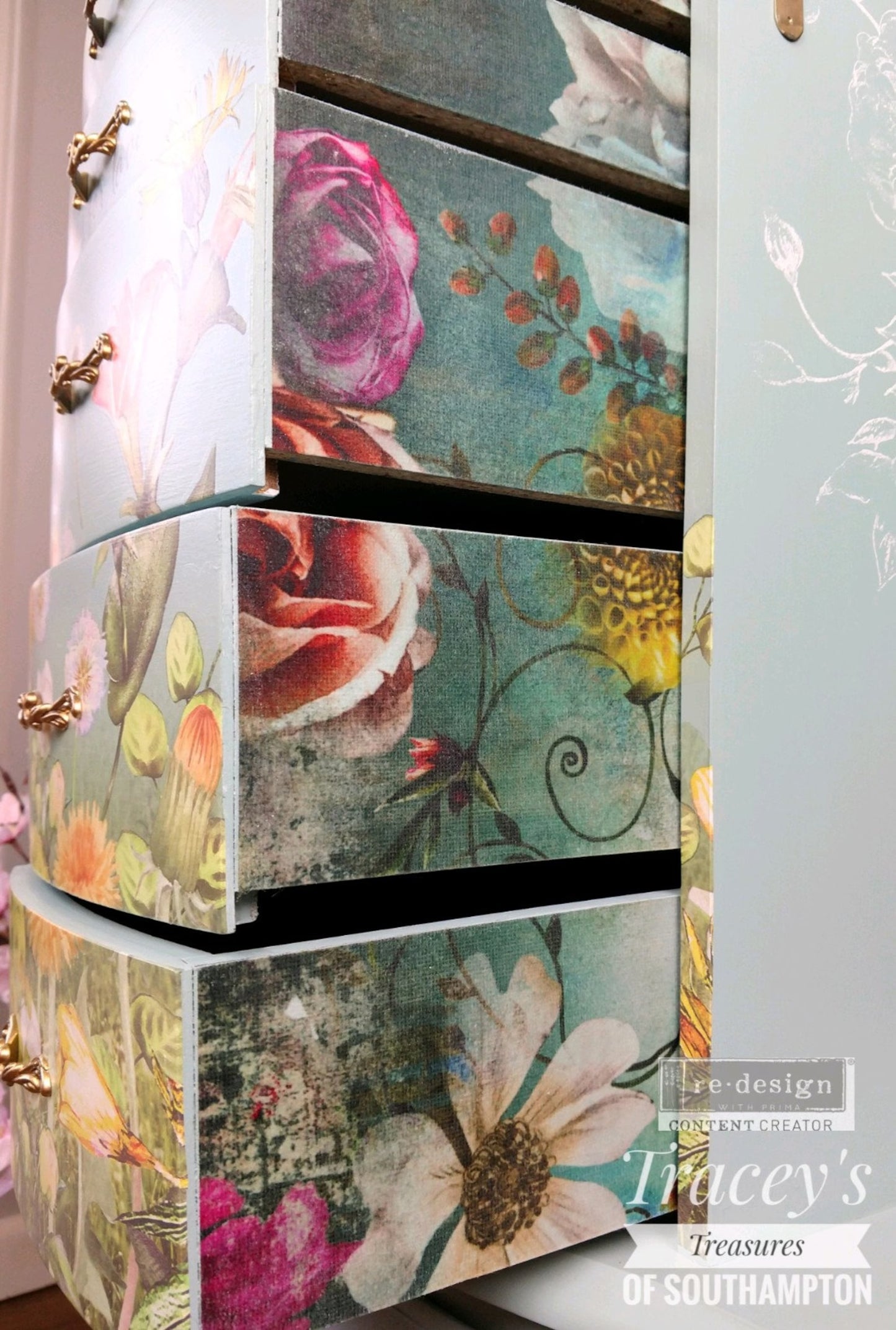 Redesign with Prima - Adelina Decoupage Paper - 19″x30″