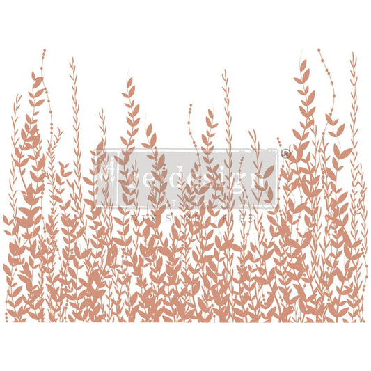 In The Field Rose Gold Foil Transfer - Redesign with Prima Kacha Furniture 18” x 24”