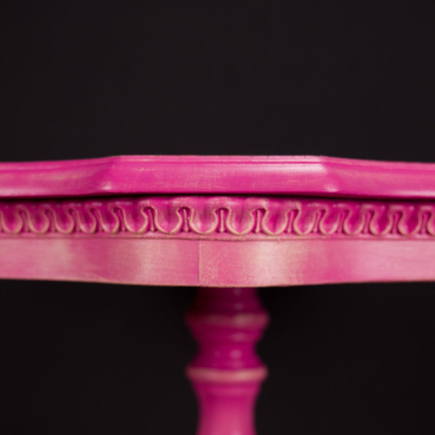 Vintage Pink Floral Occasional Table