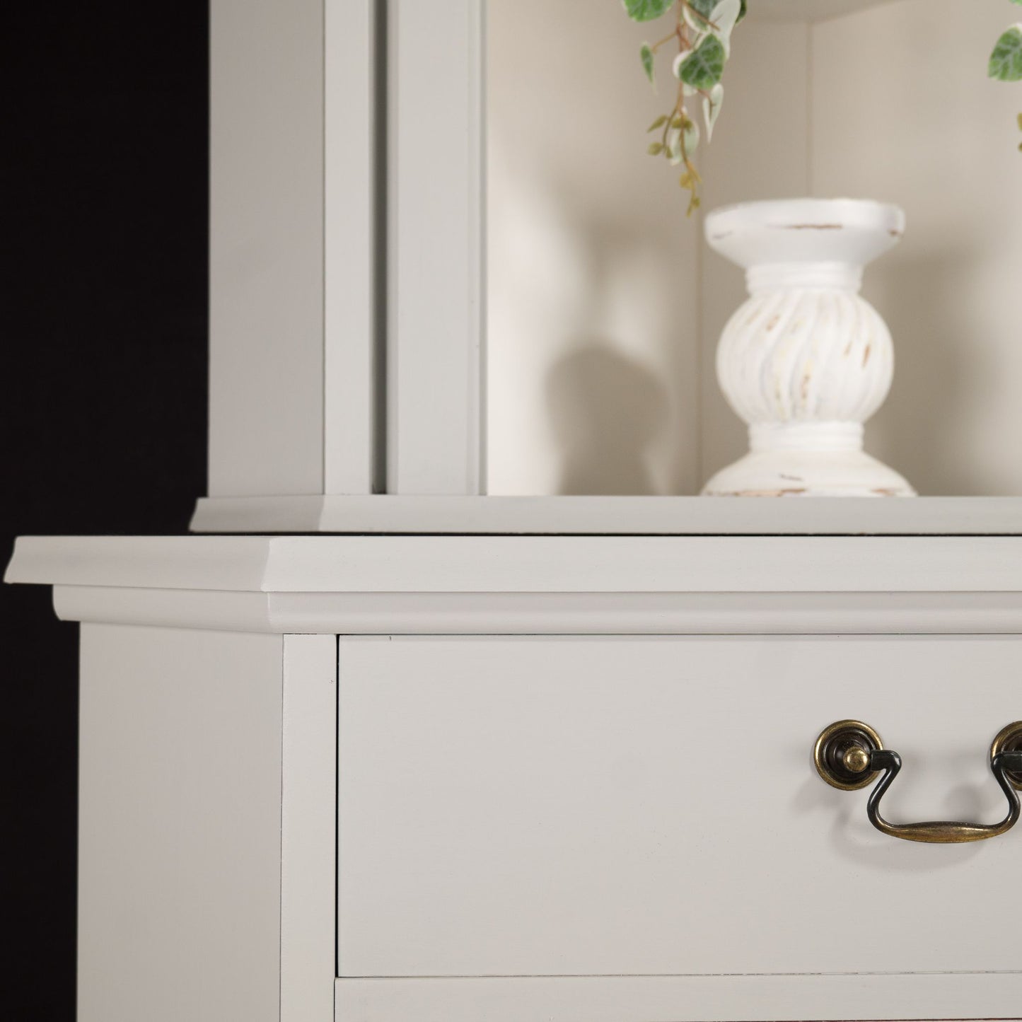 Vintage Upcycled Corner Cabinet