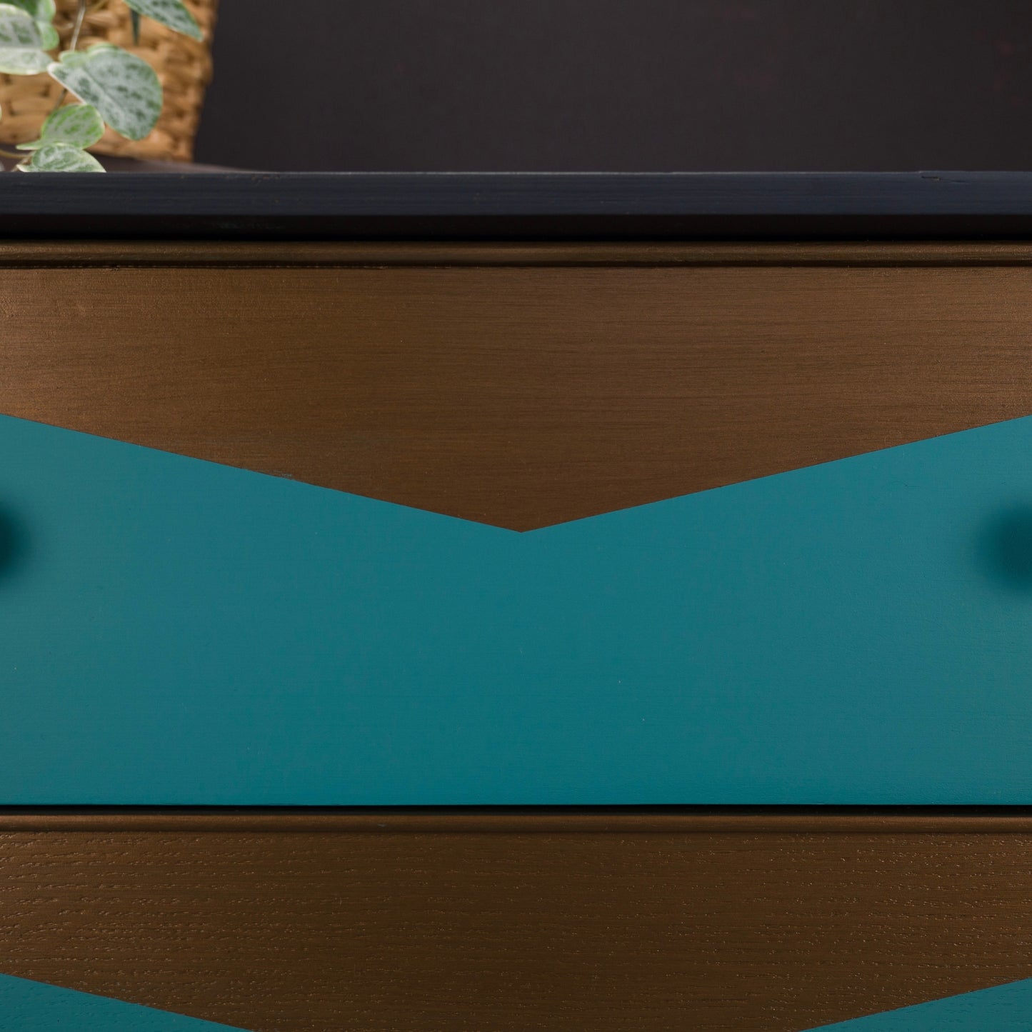 Vintage Upcycled MCM Mid Century Chest of Drawers