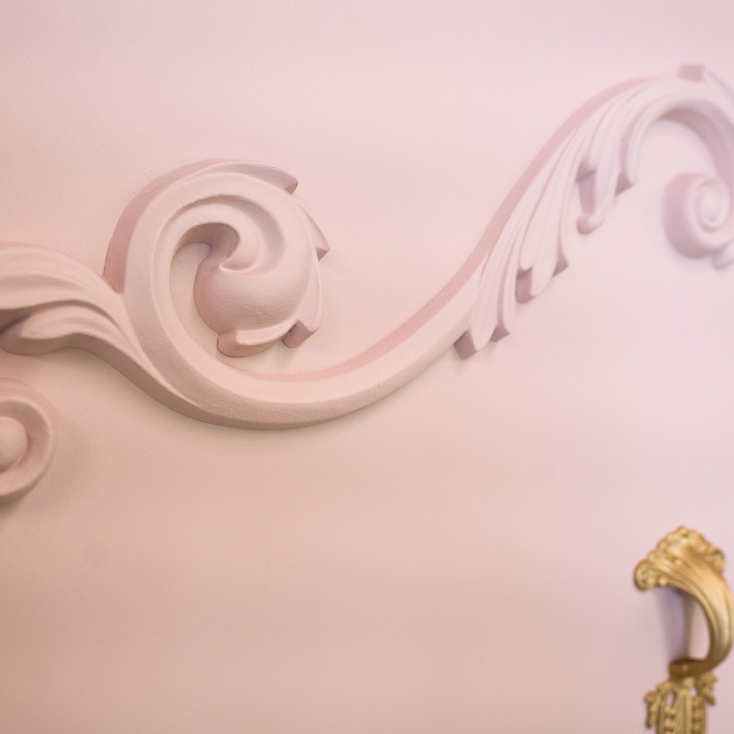 Vintage Upcycled Pink Wardrobe | Hand-Painted Armoire with WoodUbend Details | Elegant Nursery or Bedroom Storage