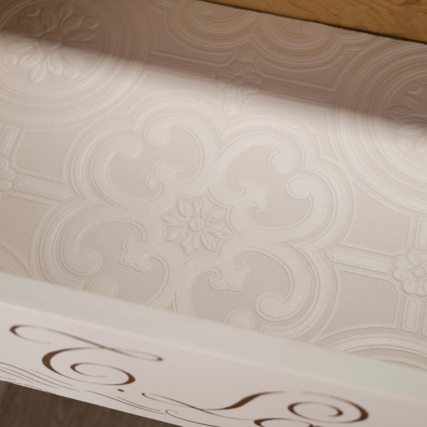 Vintage Upcycled White Chest of Drawers