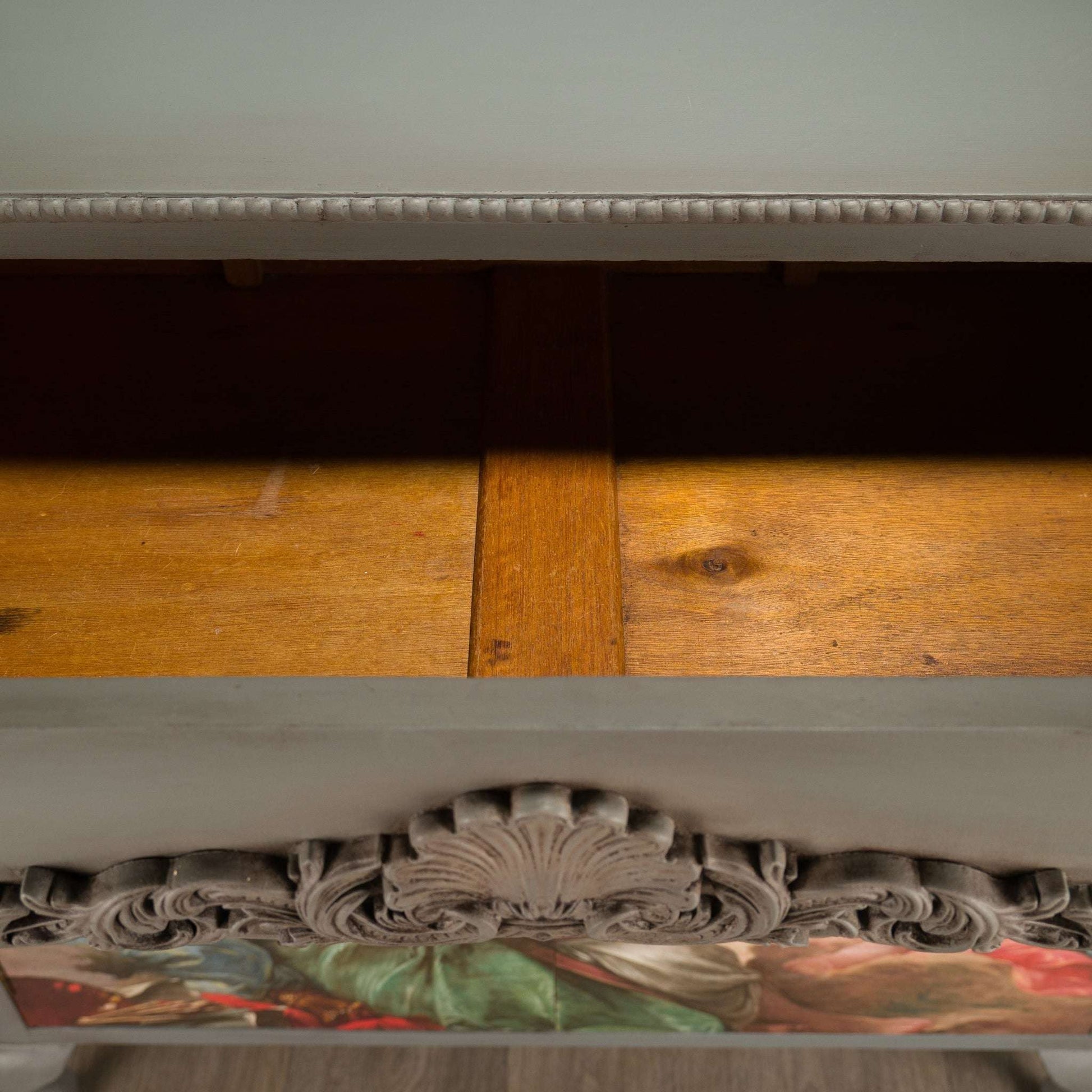 Vintage Upcycled Decoupage Cabinet