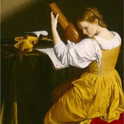 Girl with a Lute