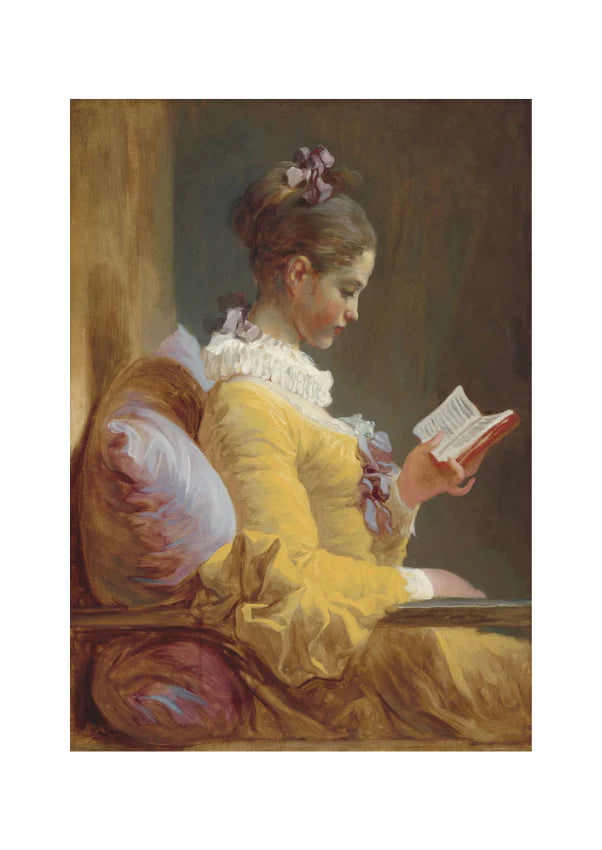 Young Girl Reading/Reverse Young Girl Reading