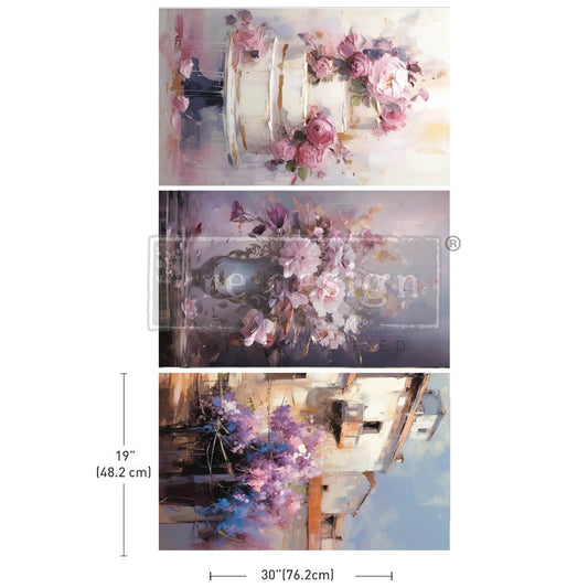Lilac Lush Celebration - Redesign with Prima Decoupage 3 pack