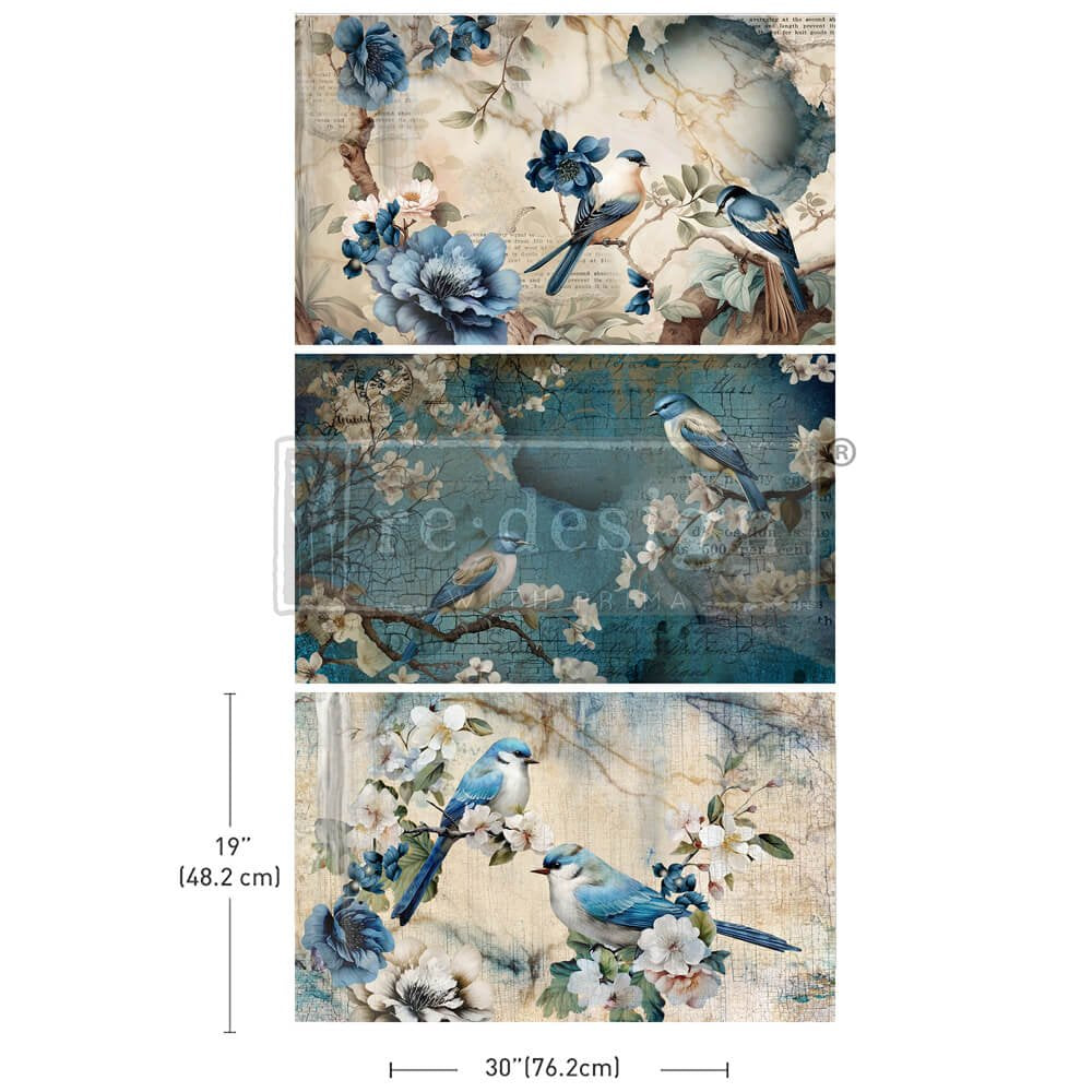 Sapphire Wings - Redesign with Prima Decoupage 3 pack
